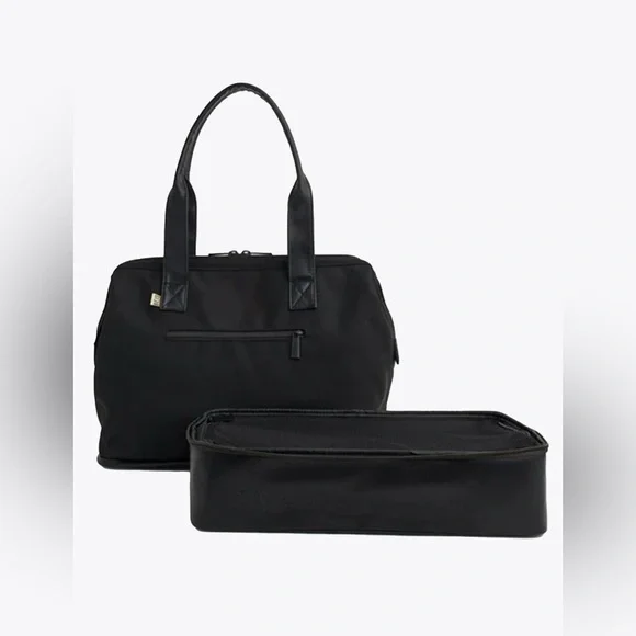SOLD - Beis- The Convertible Mini Weekender in Black - Picture 2 of 7